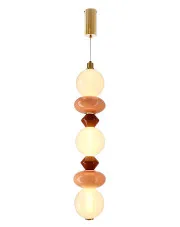 Szklana lampa wisząca 3 punktowa LED - C07-Aglosa w sklepie Edinos.pl