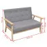 Estelle prosta sofa do salonu