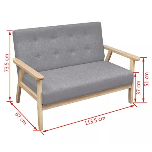 Estelle prosta sofa do salonu