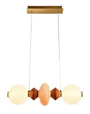 Nowoczesna geometryczna lampa wisząca - C01-Aglosa w sklepie Edinos.pl