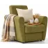 Oliwkowy fotel wypoczynkowy Regisso