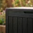 Szczegółowe zdjęcie nr 4 produktu Skrzynia ogrodowa wodoszczelna pojemność 170 litrów Czarna