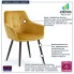 Żółte krzesło Serimi curry