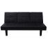 Szczegółowe zdjęcie nr 5 produktu Nowoczesna wielofunkcyjna sofa Alexis - czarna
