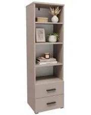 Kaszmirowy regał słupek z szufladami - Asendri 9X w sklepie Edinos.pl