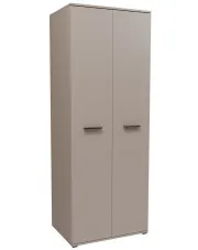 Kaszmirowa szafa dwudrzwiowa na ubrania z drążkiem - Asendri 13X w sklepie Edinos.pl