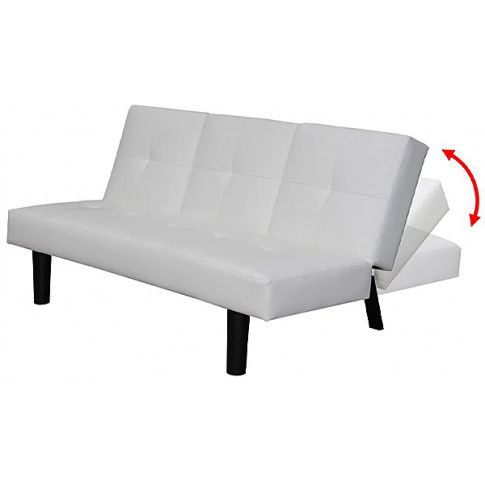 Szczegółowe zdjęcie nr 4 produktu Nowoczesna wielofunkcyjna sofa Alexis - biała