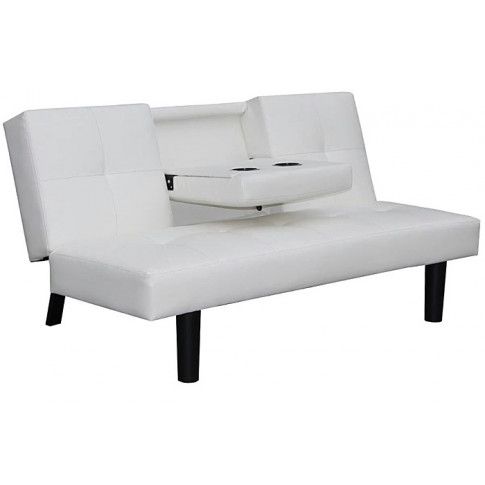 Zdjęcie produktu Nowoczesna wielofunkcyjna sofa Alexis - biała.