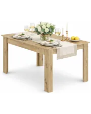 Skandynawski stół kuchenny dąb artisan - Silio 4X w sklepie Edinos.pl