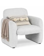 Szary fotel wypoczynkowy z podłokietnikami - Etilion 3X w sklepie Edinos.pl