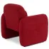 Czerwony fotel do salonu Etilion 5X
