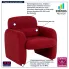 Fotel wypoczynkowy Etilion 5X boucle czerwony
