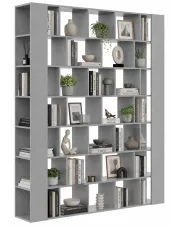 Szary nowoczesny regał biblioteczka na książki - Naseri w sklepie Edinos.pl