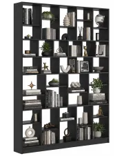 Czarny duży regał na książki biblioteczka - Epozio w sklepie Edinos.pl