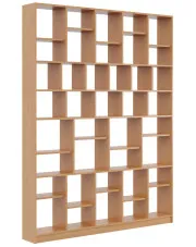 Duży nowoczesny regał na książki olcha - Epozio w sklepie Edinos.pl