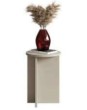 Kaszmirowy okrągły stolik kawowy - Velmorix 3X w sklepie Edinos.pl