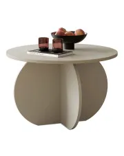 Kaszmirowy nowoczesny stolik kawowy - Orbello w sklepie Edinos.pl