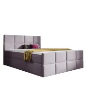 Ciemnoszare kontynentalne łóżko pikowane 5 rozmiarów - Valmerio w sklepie Edinos.pl