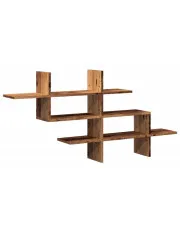 Nowoczesna drewniana półka ścienna stare drewno - Norto w sklepie Edinos.pl