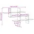 Szczegółowe zdjęcie nr 4 produktu Nowoczesna drewniana półka ścienna stare drewno - Norto
