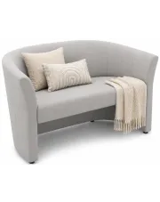 Szara sofa nowoczesna dwuosobowa - Ardinni w sklepie Edinos.pl