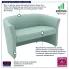 Miętowa sofa nowoczesna Ardinni