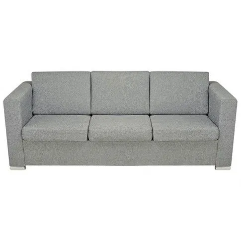 Trzyosobowa jasnoszara sofa loftowa Sigala 3Q