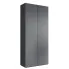 Antracytowa dwudrzwiowa szafa uchylna - Vandero 3X