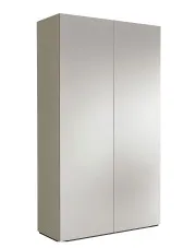 Kaszmirowa minimalistyczna dwudrzwiowa szafa uchylna - Vandero 3X w sklepie Edinos.pl