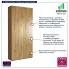 Szafa uchylna dąb artisan Vandero 3X