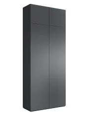 Antracytowa szafa uchylna z nadstawką - Vandero 4X w sklepie Edinos.pl