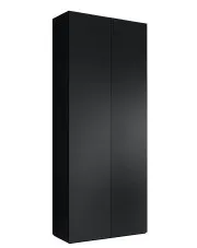 Wysoka szafa uchylna w kolorze czarnym - Vandero 4X w sklepie Edinos.pl