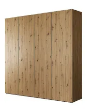 Minimalistyczna szafa w kolorze dąb artisan - Varelli 3X w sklepie Edinos.pl