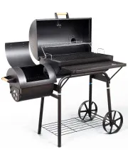 Podwójny grill stalowy z kominkiem - Wotion w sklepie Edinos.pl