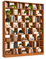Ogromna biblioteczka na książki olcha - Eliene w sklepie Edinos.pl