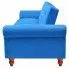 Szczegółowe zdjęcie nr 4 produktu Sofa rozkładana Carpon 2K - niebieska