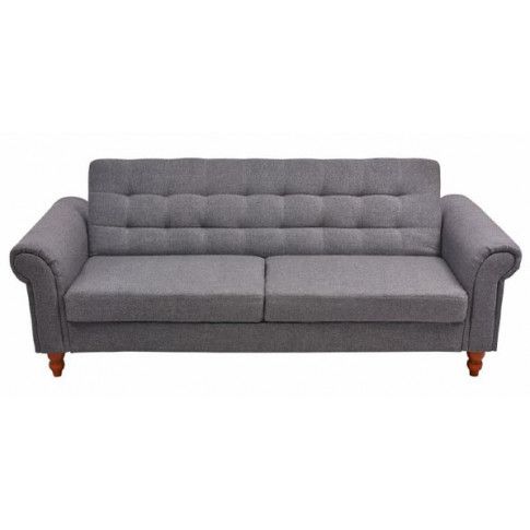 Fotografia Pikowana sofa Kallisto 3K - szara z kategorii Salon