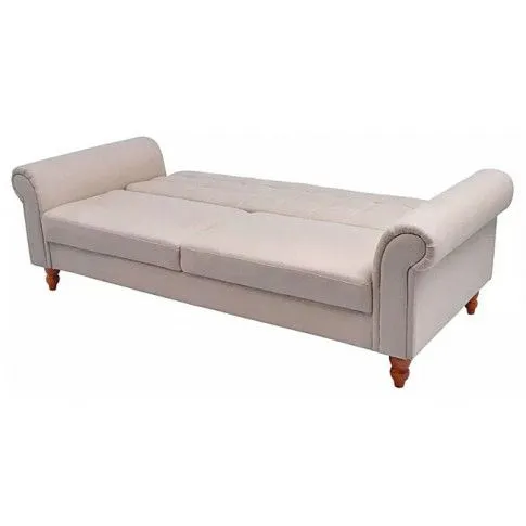 Fotografia Rozkładana sofa Carpon 4K - kremowa z kategorii Wypoczynki