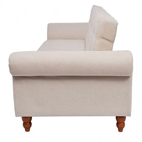 Szczegółowe zdjęcie nr 5 produktu Rozkładana sofa Carpon 4K - kremowa