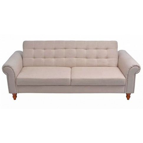 Szczegółowe zdjęcie nr 4 produktu Rozkładana sofa Kallisto 4K - kremowa