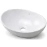 Biała nablatowa umywalka ceramiczna - Motium