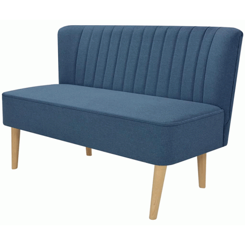 Zdjęcie produktu Romantyczna sofa Shelly - niebieska.