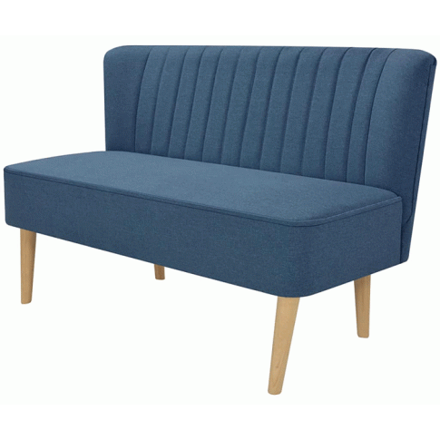 Zdjęcie produktu Romantyczna sofa Lernes - niebieska.