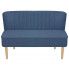 Szczegółowe zdjęcie nr 5 produktu Romantyczna sofa Shelly - niebieska