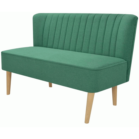 Zdjęcie produktu Romantyczna sofa Lernes - zielona.