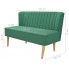 Szczegółowe zdjęcie nr 4 produktu Romantyczna sofa Shelly - zielona 