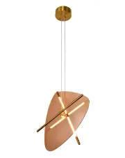 Nowoczesna szklana lampa wisząca LED - C12-Steria w sklepie Edinos.pl