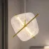 Szklana lampa led nad stół C14-Steria