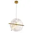 Okragla szklana lampa wiszaca C15 Steria