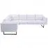 Szczegółowe zdjęcie nr 4 produktu Miva X Bogoto sofa ze sztucznej skóry, biała